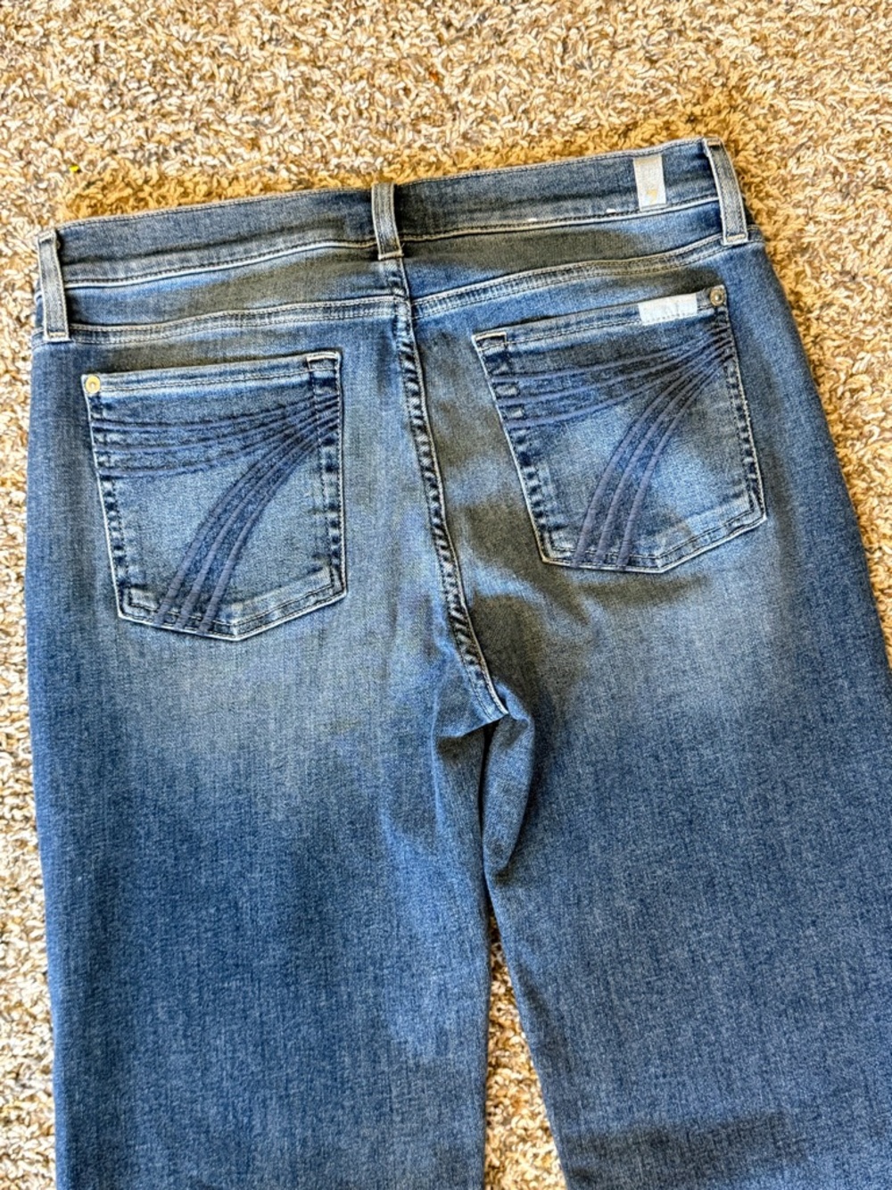 7 For All Mankind Dojo Tailorless Wide Leg Jeans